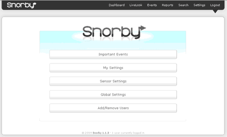 snorby setting